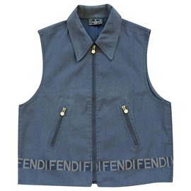 Fendi-Coats, Outerwear-Brown