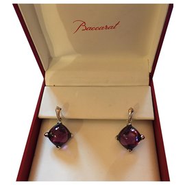 Baccarat-Baccarat Medici model earrings-Purple