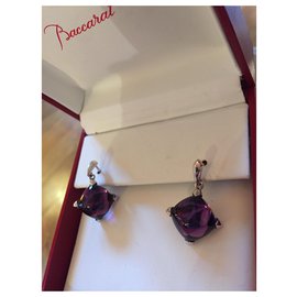 Baccarat-Baccarat Medici model earrings-Purple