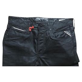 Autre Marque Vaqueros negros Replay Oiled Negro