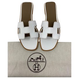 sandales oran hermès camel