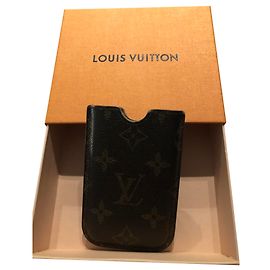 Louis Vuitton IPhone case 3G monogram Dark brown