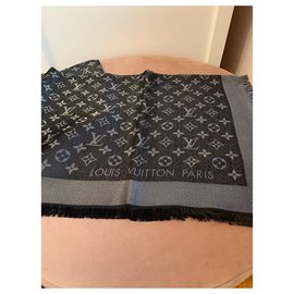 Louis Vuitton-Scarves-Black