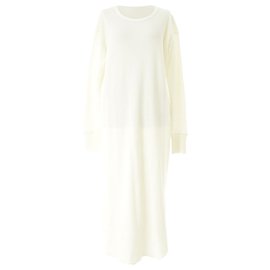 Autre Marque-Iena Slobe - Oversize Cotton Maxi Dress-Cream