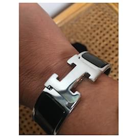 Hermès-Hermes-Armband, CLIC CLAC-Modell-Silber Hardware