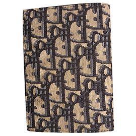 Couverture passport Dior oblique bleu Bleu Marine