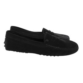 Tod's-Gommino flats-Black