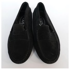 Tod's-Gommino flats-Black