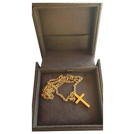 Gucci Croce in oro giallo 750/000 D'oro