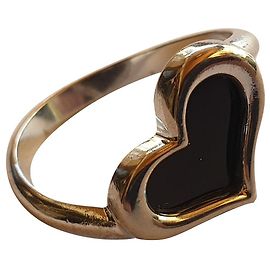 Piaget Onice cuore e oro bianco Nero Argento