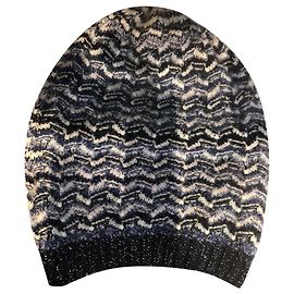 Autre Marque Gorro Missoni de lã azul Azul