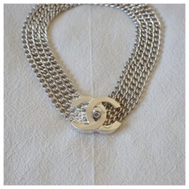 Chanel-Halsketten-Silber