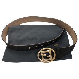 Fendi-Belts-Black