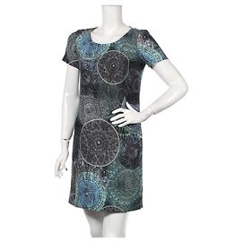 Autre Marque PIU & PIU Kleid Mehrfarbig Polyester Mehrfarben