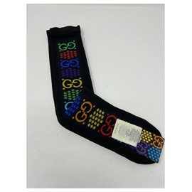 Gucci-gucci socks multicolor brand new-Black,Multiple colors