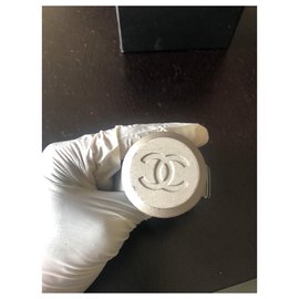 Chanel-Cinturón de acero Chanel-Plata