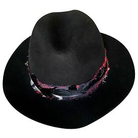 Zadig & Voltaire cappello di feltro nero zadig e voltaire Nero