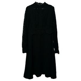 Hallhuber Spitzenkleid Schwarz Schwarz
