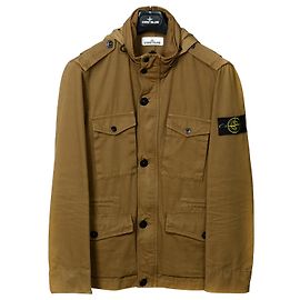 43208 STONE ISLAND STRUCTURED COTTON Dark brown