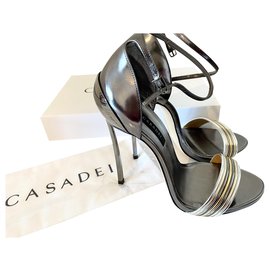 Casadei-Sandalen-Metallisch