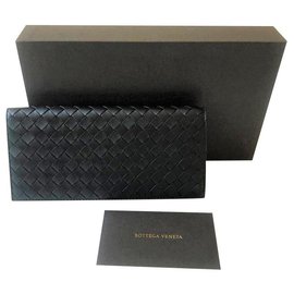 Bottega Veneta-BOTTEGA VENETA BIFOLD NEW WALLET-Black