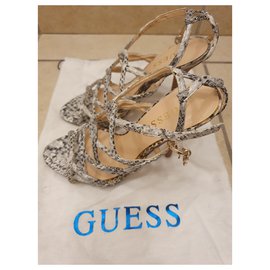 Guess-Sandals-Python print