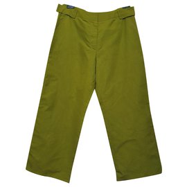 Jil Sander-Pantalones, polainas-Verde