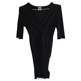 M Missoni Kleid Schwarz Gemustert Schwarz