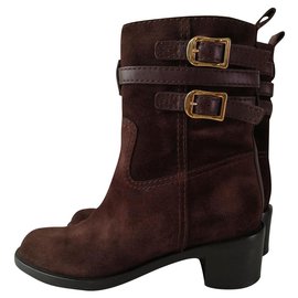 Gucci-Ankle Boots-Brown