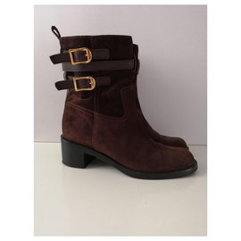 Gucci-Ankle Boots-Brown
