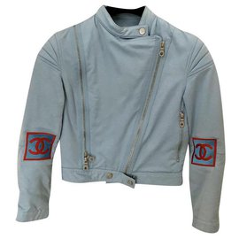 Chanel Chaquetas Roja Azul