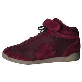 JEROME DREYFUSS Red Garnet Sneakers Mint condition T37 Red