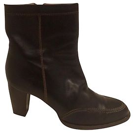 Hogan Chelsea Boots Leather Dark Brown Dark brown