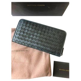 Bottega Veneta-BOTTEGA VENETA BIG MEN'S WALLET-Dark grey