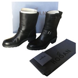 Hogan-Ankle Boots-Black