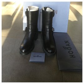 Hogan-Ankle Boots-Black