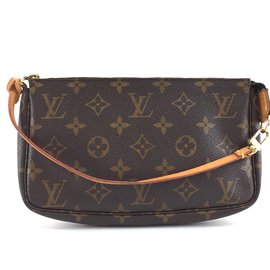 Louis Vuitton-Louis Vuitton Pochette Accessoire Toile Monogram-Marron