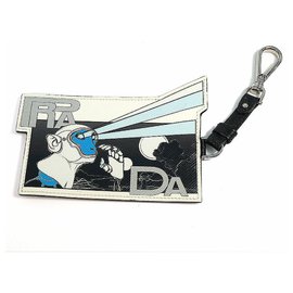 Prada-Prada comics Print mon key Mens Pass Case 2mc031 TURCHESE-Other