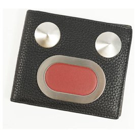 Fendi-FENDI Face Mens Folded wallet 7M0193 9QH F0GXN black x khaki-Black,Khaki