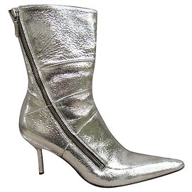 Free Lance p metallic ankle boots 37 Metallic