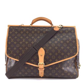 Louis Vuitton-Toile Monogram Louis Vuitton Sac Chasse Hunting-Marron
