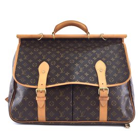 Louis Vuitton-Toile Monogram Louis Vuitton Sac Chasse Hunting-Marron