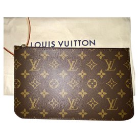 Louis Vuitton-Neverfull GM Monogram Pochette-Marrom