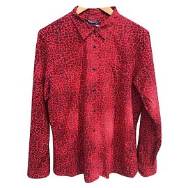 Maison Scotch stampa leopardo Rosso Stampa leopardo