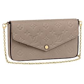 Louis Vuitton LV felicie pochette nova Bege