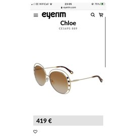 Chloé-Sunglasses-Golden