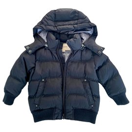 Burberry-Boy Coats Outerwear-Black