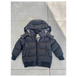 Burberry-Boy Coats Outerwear-Black