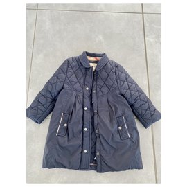 Burberry-Girl Coats outerwear-Navy blue