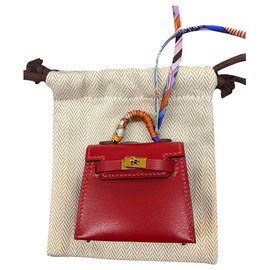 Hermès-Hermes Kelly Twill Charme-Rot